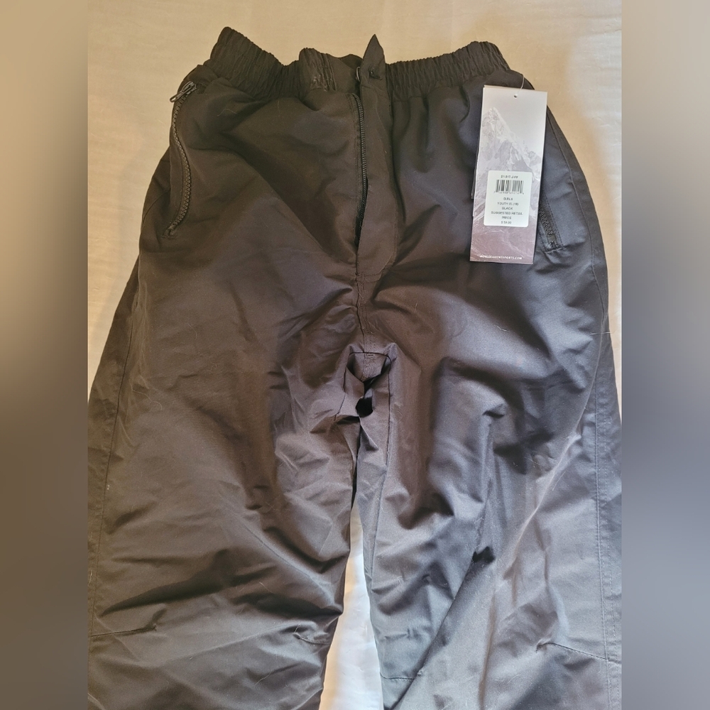 Girls Youth Black Sportcaster Snowpants